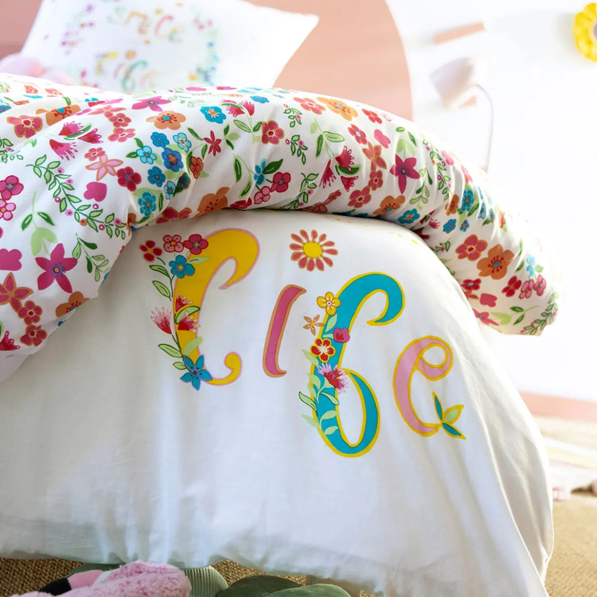 Smile at life Housse de couette
