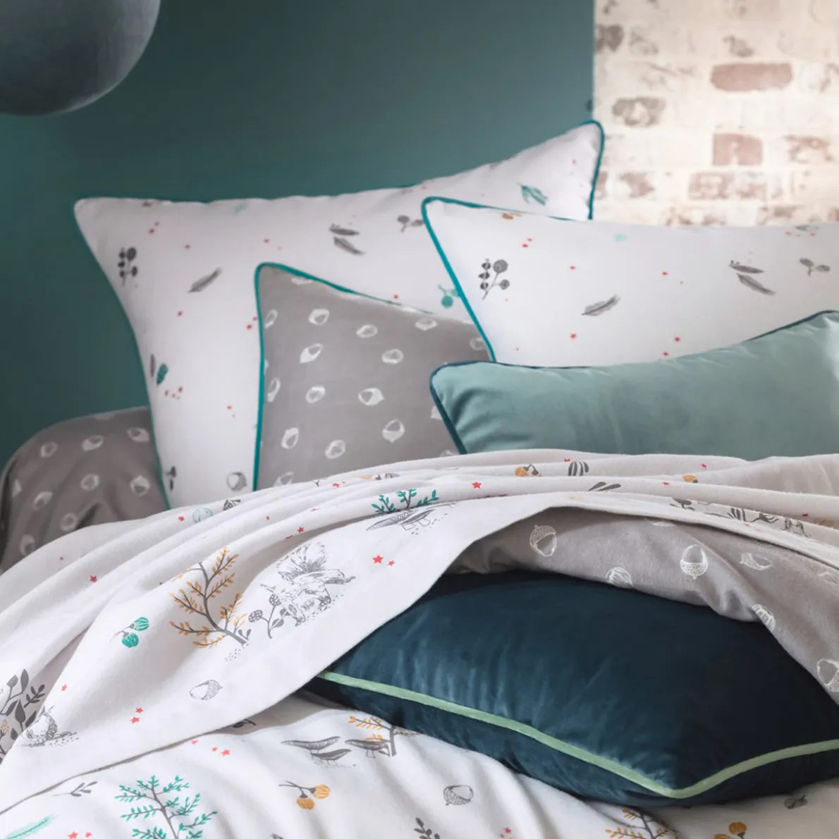 Sous bois Linge de lit