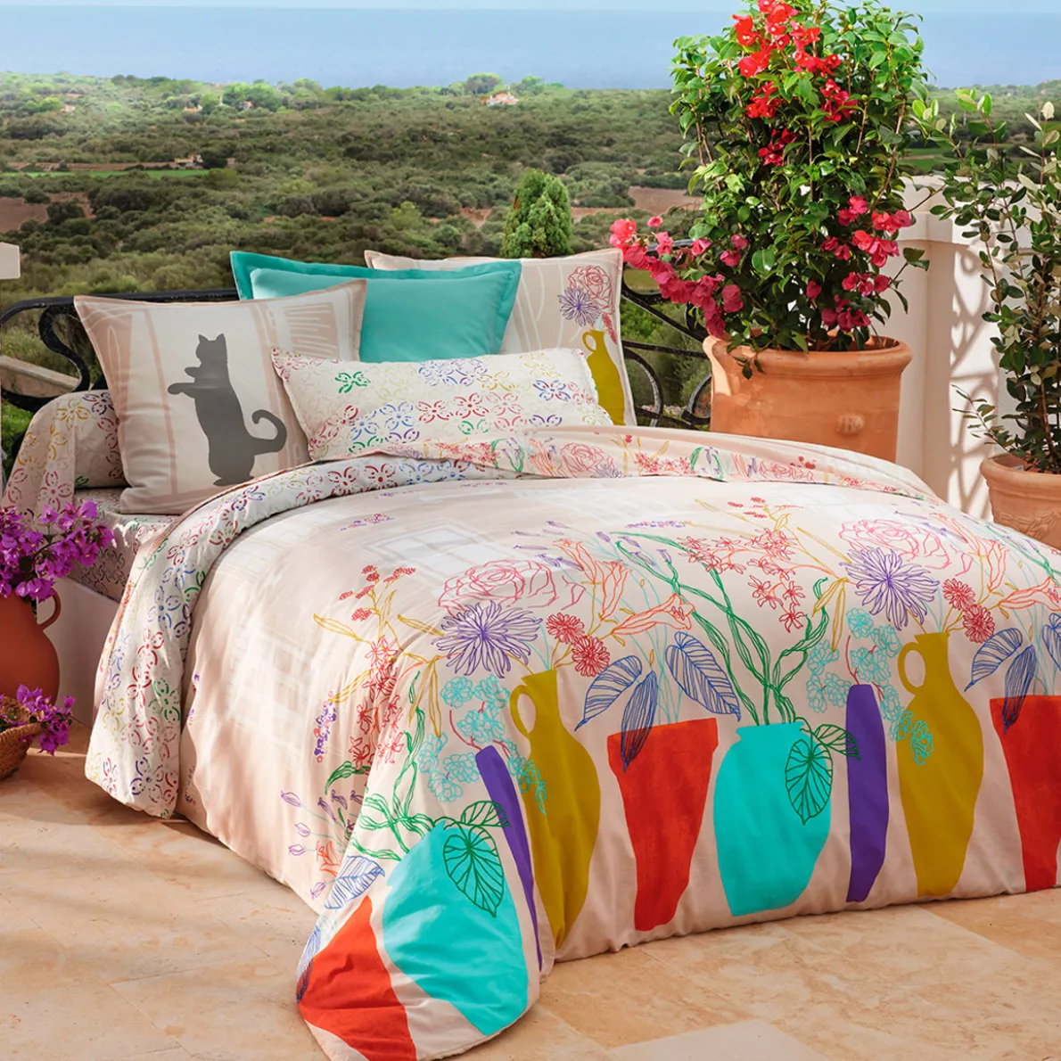 Sérénade au balcon Linge de lit