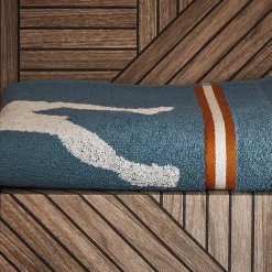 Style tennis Serviette de bain