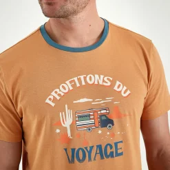 Symphonie des dunes Pyjama short ocre