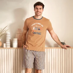 Symphonie des dunes Pyjama short ocre