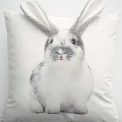Tendre moment Housse de coussin lapin