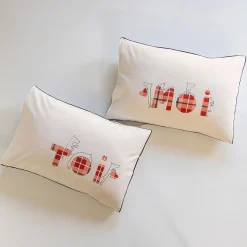 Toujours ensemble 2 taies d'oreiller