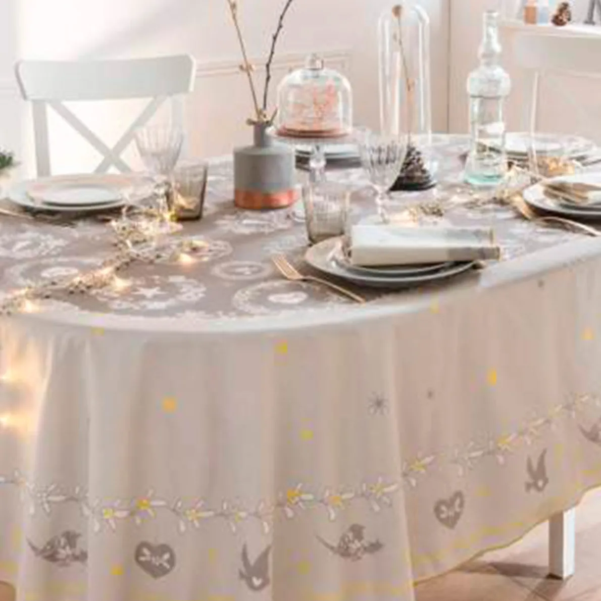 Tourbillon des fêtes Nappe