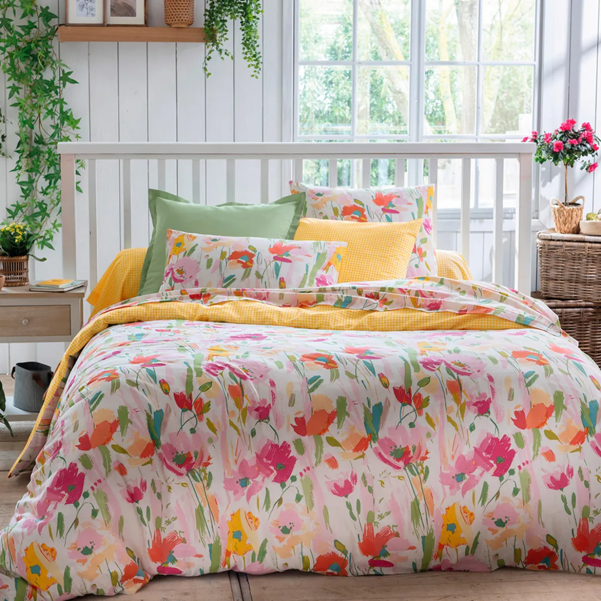 Été pastel Taie d'oreiller