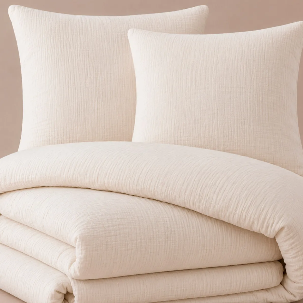 Une note de douceur Housse de couette et taie d'oreiller