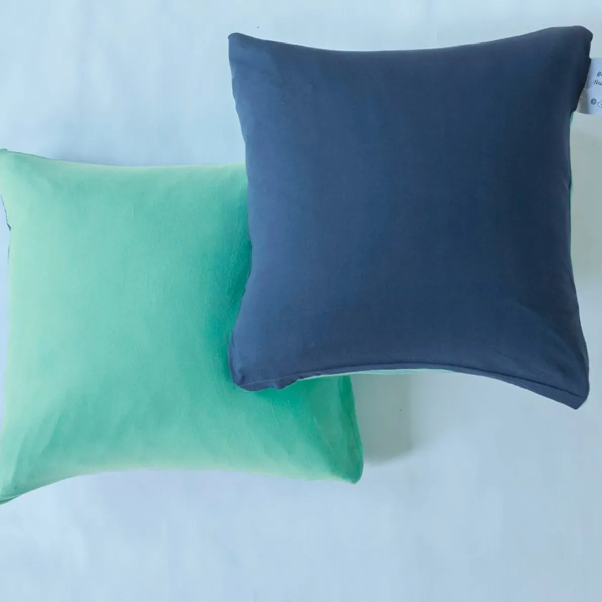 Uni jersey Housse de couette et taie d'oreiller