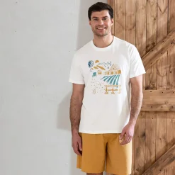 Un matin à la ferme Pyjama short ivoire