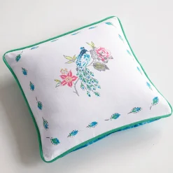 Un oiseau sur la branche Housse de coussin + coussin