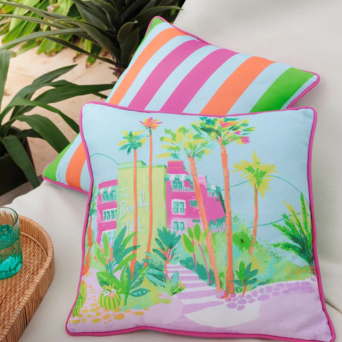 Villa de rêve Housse de coussin