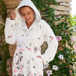 Voile de camélia Peignoir à capuche