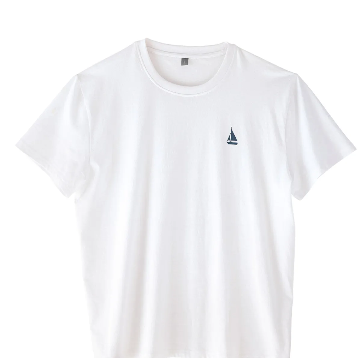 Voile à tribord T-shirt blanc